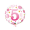 Happy Birthday Pink Polka Dot Foil Balloon Bouquet