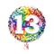Happy 13th Birthday Confetti Balloon Bouquet