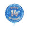 Happy Birthday 14th Blue Foil Balloon Bouquet