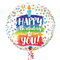 Happy Birthday Polka Dot Colours Balloon Bouquet