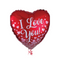 I Love You Confetti Hearts Balloon Bouquet