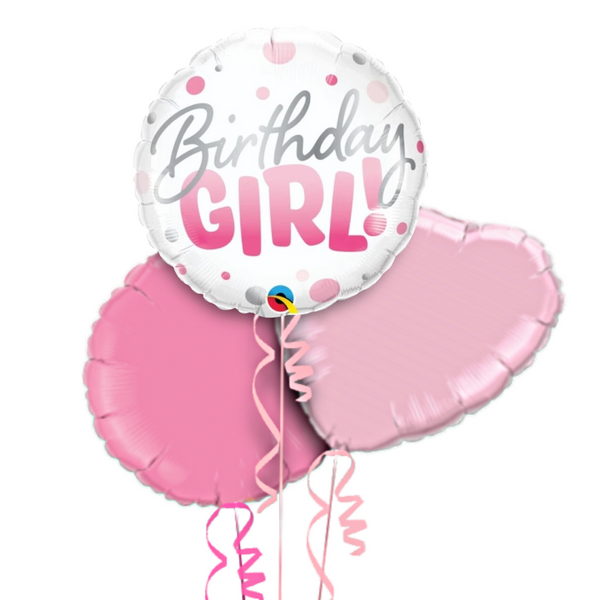 Birthday Girl Fairy Pink Balloon Bouquet