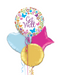 Get Well Butterfly Themed Balloon Bouquet