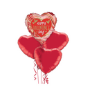 Happy Valentine's Day Swirls Balloon Bouquet
