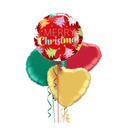 Merry Christmas Spruce Balloon Bouquet
