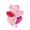 Happy Valentine's Pretty Pink Balloon Bouquet