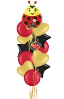 Cute Ladybird Foil Balloon Bouquet