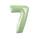 Olive Green Number Large Shape Balloon