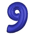 Dark Blue Number Large Shape Balloon