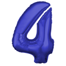 Dark Blue Number Large Shape Balloon