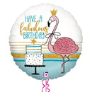 Fabulous Flamingo Happy Birthday Balloon Bouquet