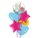 Fabulous Flamingo Happy Birthday Balloon Bouquet
