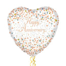 Rose Gold Happy Anniversary Balloon Bouquet