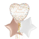 Rose Gold Happy Anniversary Balloon Bouquet