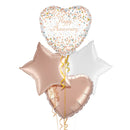 Rose Gold Happy Anniversary Balloon Bouquet