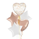 Rose Gold Happy Anniversary Balloon Bouquet