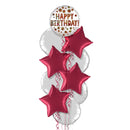 Happy Birthday Sparkling Sequins Balloon Bouquet