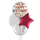 Happy Birthday Sparkling Sequins Balloon Bouquet
