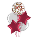 Happy Birthday Sparkling Sequins Balloon Bouquet