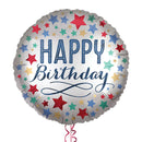 Happy Birthday Sparkling Stars Balloon Bouquet