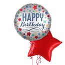Happy Birthday Sparkling Stars Balloon Bouquet