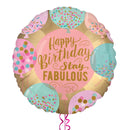 Happy Birthday Stay Fabulous Balloon Bouquet
