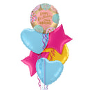 Happy Birthday Stay Fabulous Balloon Bouquet