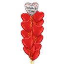 Happy Mothers Day Hearts Balloon Bouquet