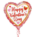 Happy Valentine's Day Marbled Balloon Bouquet