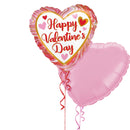 Happy Valentine's Day Marbled Balloon Bouquet