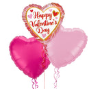Happy Valentine's Day Marbled Balloon Bouquet