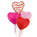 Happy Valentine's Day Marbled Balloon Bouquet