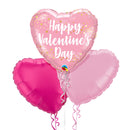 Happy Valentine's Pretty Pink Balloon Bouquet
