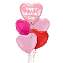 Happy Valentine's Pretty Pink Balloon Bouquet