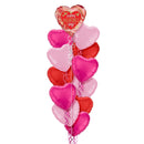 Happy Valentine's Day Swirls Balloon Bouquet