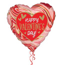 Happy Valentine's Day Swirls Balloon Bouquet