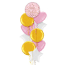 Blush Happy Birthday Balloon Bouquet
