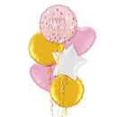 Blush Happy Birthday Balloon Bouquet