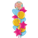 Happy Birthday Stay Fabulous Balloon Bouquet