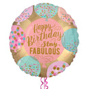 Happy Birthday Stay Fabulous Balloon Bouquet