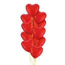 Red Hearts Balloon Bouquet