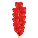 Red Hearts Balloon Bouquet