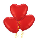 Red Hearts Balloon Bouquet