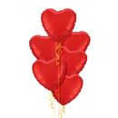 Red Hearts Balloon Bouquet