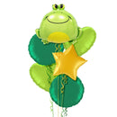 Ribbit Ribbit Frog Foil Balloon Bouquet