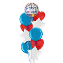 Shining Bright Happy Birthday Balloon Bouquet