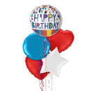 Shining Bright Happy Birthday Balloon Bouquet
