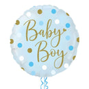 Sparkling Baby Boy Dots Balloon Bouquet
