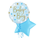 Sparkling Baby Boy Dots Balloon Bouquet