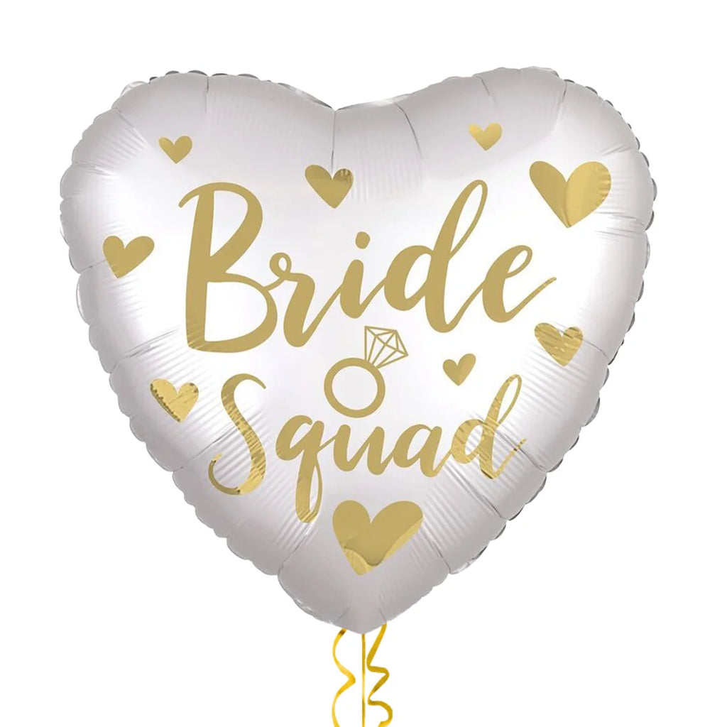 Team Bride Gold Themed Foil Balloon Bouquet | Shop Fast